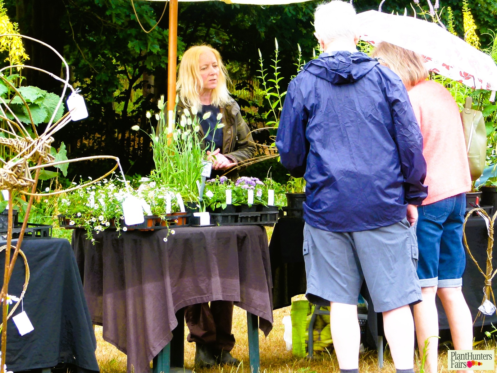 Tracey from Fayrefield nursery serving customers